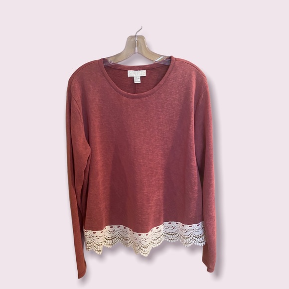 Cropped pink sweater - Picture 1 of 3